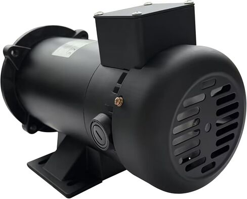 محرك Yaetek DC، 1750 دورة في الدقيقة، 3/4 حصان، 56C، 90 فولت، TEFC، محرك DC مغناطيسي دائم in Kuwait