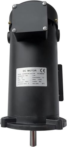 محرك Yaetek DC، 1750 دورة في الدقيقة، 3/4 حصان، 56C، 90 فولت، TEFC، محرك DC مغناطيسي دائم in Kuwait