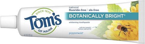 معجون أسنان تومز أوف ماين الطبيعي الخالي من الفلورايد من الناحية النباتية، بالنعناع الفلفلي، 4.7 أونصة، 6 قطع (عبوة من قطعة واحدة) in Kuwait