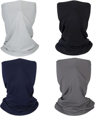 Summer Cooling Neck Gaiter Face Mask Balaclava, Breathable Bandana for Men Women Outdoor Sports UPF 50+ in Saudi Arabia