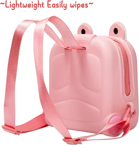 حقيبة ظهر للأطفال من papitlulu، حقيبة ظهر مدرسية لطيفة على شكل حيوان كرتوني للأطفال في مرحلة ما قبل المدرسة مضادة للماء، حقيبة ظهر للكتب المدرسية للأولاد والبنات، مقاس 8 بوصات باللون الوردي in Kuwait