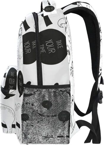 School College Backpack Rucksack Travel Bookbag Outdoor Cute Sushi Pattern in Saudi Arabia
