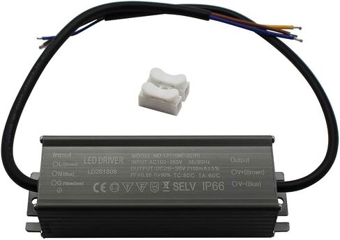 Aluminium IP66 70W LED Driver 2100mA (Constant Current Output) / DC 26-36V (Voltage Output) / AC 100-265V (input votage) Waterproof Power Supply Lighting Transformer Drivers Ballast in Saudi Arabia