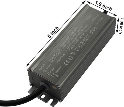 Aluminium IP66 70W LED Driver 2100mA (Constant Current Output) / DC 26-36V (Voltage Output) / AC 100-265V (input votage) Waterproof Power Supply Lighting Transformer Drivers Ballast in Saudi Arabia
