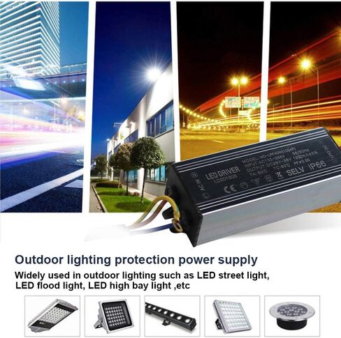 Aluminium IP66 70W LED Driver 2100mA (Constant Current Output) / DC 26-36V (Voltage Output) / AC 100-265V (input votage) Waterproof Power Supply Lighting Transformer Drivers Ballast in Saudi Arabia