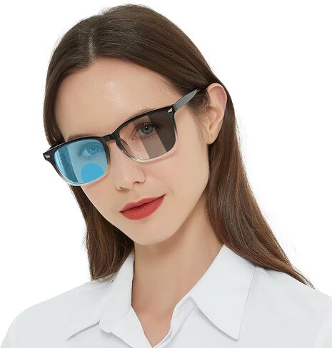MARE AZZURO Photochromic Bifocal Reading Glasses Women Blue Light Outdoor Readers 1.0 1.25 1.5 1.75 2.0 2.25 2.5 2.75 3.0 3.5 in Saudi Arabia
