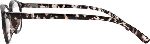 ALANNAH Women's Reading Glasses with Magnetic Clip On Polarized Lens Demi Amber (+3.50) in Saudi Arabia