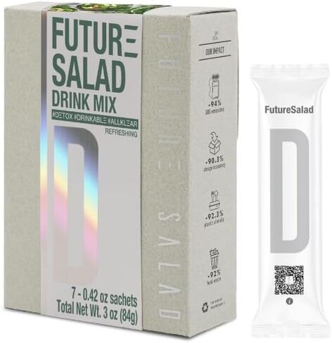 Drink Mix Powder, Drinkable Salad, Fruits, Moringa leaves, Vegetables,7 Packets in Saudi Arabia