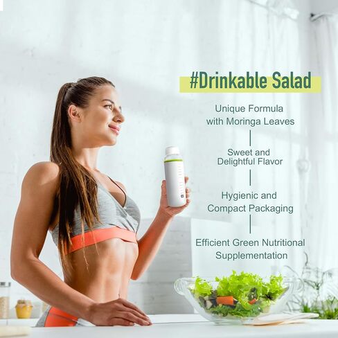 Drink Mix Powder, Drinkable Salad, Fruits, Moringa leaves, Vegetables,7 Packets in Saudi Arabia