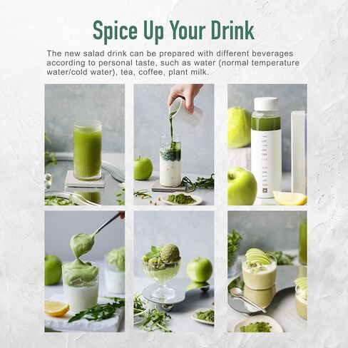 Drink Mix Powder, Drinkable Salad, Fruits, Moringa leaves, Vegetables,7 Packets in Saudi Arabia