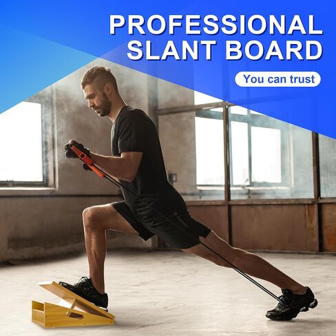 Professional Slant Board,Calf Stretcher Slant Board, 5 Positions Adjustable Slant Board for Calf Stretching Incline Board for Calf Stretching in Kuwait