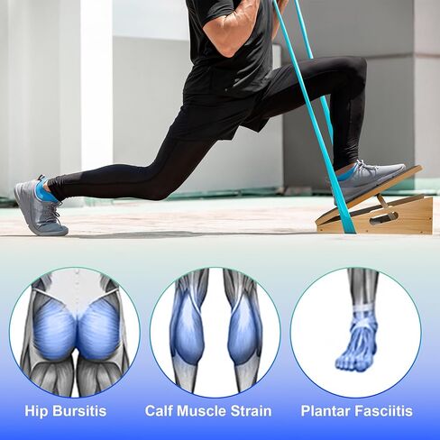 Professional Slant Board,Calf Stretcher Slant Board, 5 Positions Adjustable Slant Board for Calf Stretching Incline Board for Calf Stretching in Kuwait