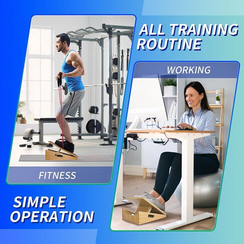 Professional Slant Board,Calf Stretcher Slant Board, 5 Positions Adjustable Slant Board for Calf Stretching Incline Board for Calf Stretching in Kuwait