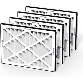 Merv 11 Air Filter, FA550A001, for KingMaster F12 / KingMaster F12D, 4-Pack, White