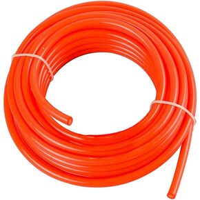 Joywayus 1/4" OD 36Ft Orange Pneumatic Tubing Pipe Pu Air Tubing Pipe Hose 11 Meter for Fluid Transfer Tubing or Air Line Tubing
