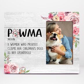 Orchroma Pawma Definition Gifts for Women,Dog Lovers Gifts,Dog Grandma Gifts Wall Tabletop Picture Frames,Birthday Thanksgiving Mother's Day Gifts for Mom Grandma,8x10 Picture Frame