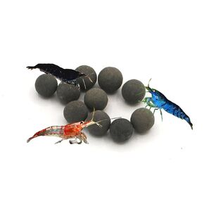 Awesome Industries Shrimp Tourmaline Balls with Calcium & Over 30 Elements That Improve Health, Color, Shedding, Breeding & Survival Rate (20 Pack Regular)