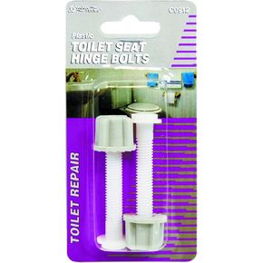Aqua Plumb 0911 Toilet Seat Hinge Bolts, Bulk Pair