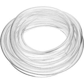 Yesallwas 10Feet - 12mm ID x 15mm OD Clear Vinyl Tubing, Translucent Plastic PVC Tubing Hose Pipe for Water Air Pump