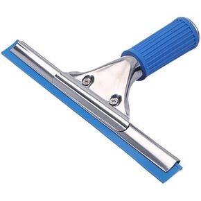 45cm 18in Grip Glass Squeegee for Window Cleaning,Stainless Steel All Purpose Squeegee with Non-Slip Handle for Shower Doors Window Car Mirror Glass (18in/45cm, Black)