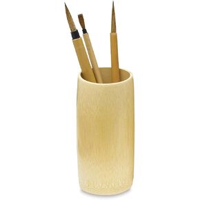 Darice Bamboo Brush Vase- Small (6 Inch Tall)