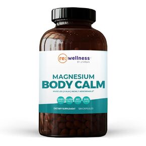 Magnesium Body Calm - Reignite Wellness by JJ Virgin - Chelated Magnesium Supplement for Energy Production, Sense of Calm & Immune Support - Magnesium Bisglycinate Chelate Complex (120 Capsules)