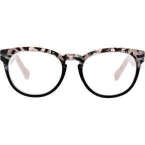Life is Good Women's Round Readers Reading Glasses, Tortoise, 53mm, 19mm, 140mm + 2