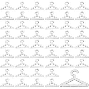 Framendino, 42 Pack Clothes Hanger Earring Holder Mini Hanger Rack Jewelry Display Dangle Earring Hanging Organizer Display Rack