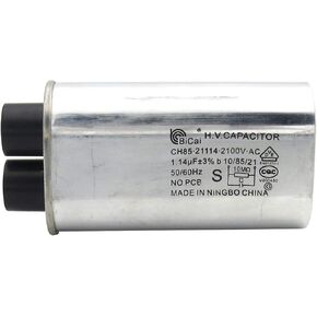 CQC&VDE Certification Universal HVC CH85 Microwave Ovens High Voltage Capacitors,1.14uf 21114.2100V.AC, for Commercial/Household Microwave Oven,Bake Oven,Pipeline Drying Equipment etc