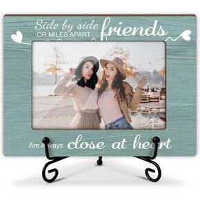 إطار صور توأم، إطار صور خشبي مع حامل، هدايا توأم للأطفال، هدايا توأم للأم والأخت بيستي، ديكور مكتب المنزل إطار صور على الطاولة -xk36 in Kuwait