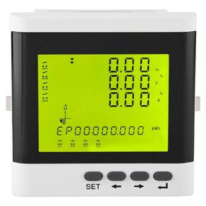 FTVOGUE Multi-Function Three-Phase Programmable Power Meter Electric Digital LED Ammeter Voltmeter,Electric Energy and Measuring Instruments