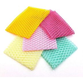 Innovative Dish Washing Net Cloths,Scourer,Quick Dry, Mesh net for Washing Dish, Dish wash net, Dish Sponge, Dish Scrubber 11" by 11" 5 Pcs