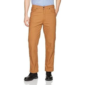 Smith's Workwear mens Fleece Lined 5 Pocket Canvas Casual Pants, Granite Grey, 38W x 30L US