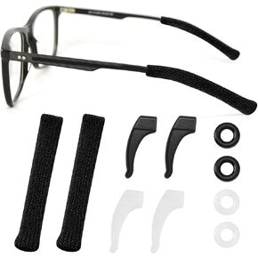 Eyeglass Ear Grips Soft Knitting Cotton Glasses Ear Cushion, Eyeglasses Temple Tips Sleeve