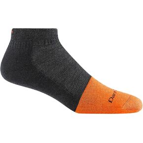 Darn Tough Men's Steely No Show Lightweight with Full Cushion Toe Box Work Sock (Style 2205) -