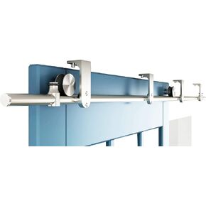 DIYHD 6.6FT Stainless Steel Ceiling Mount Sliding Barn Door Hardware