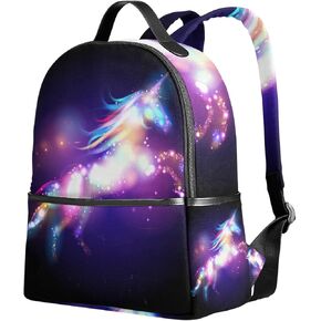 JSTEL Unicorn Backpack for Girls Age 4-10,Cartoon Unicorn Bookbag Lightweight Schoolbag for Kid 1th 2th 3th Grade