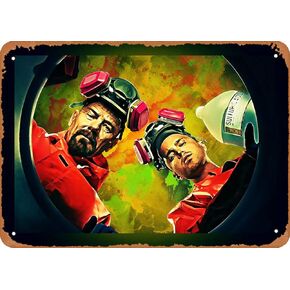 Ysirseu Vintage Breaking Bad Movie 8" X 12" لافتة معدنية لديكور الحائط القديم in Kuwait