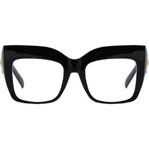 Oversized Thick Reading Glasses, Extra Large Bule Light Blocking Reader, Fashion Big Frame Anti Glare/UV Eyewear