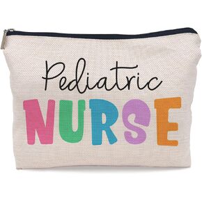 Nurse Life Nursing Leopard Makeup Bag Make up Cosmetic Bag Small Zipper Pouch,Nurse Appreciation Gift,Nurses Week Gift,Nursing Gift,Nurse Graduate Gifts