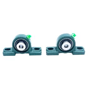 FKG UCP201-8 Pillow Block Mounted Bearing 1/2" inch Inside Diameter, Set of 2