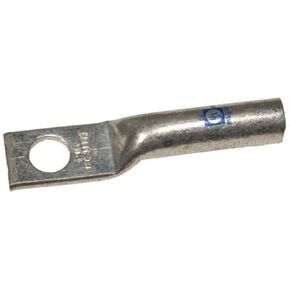 Morris 94267 Long Barrel Compression Lug, Copper, 1 Hole, 350 MCM, 5/8 Stud, .700-.874 IID-OD, 3.70-inch Length, Red