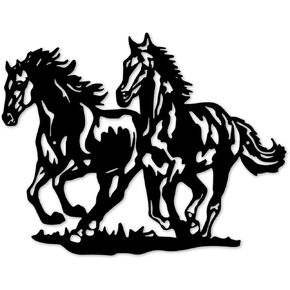 Personalized Horse Metal Sign for Living Room, Bedroom, Kitchen and Office Home Decor Signs(12 inches)