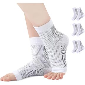 جوارب وظيفية غامضة 3 قطع للاعتلال العصبي، جوارب ضغط للقدم، أكمام ضاغطة للكاحل، جوارب ضغط مهدئة للإغاثة in Kuwait