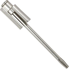 Rok Hardware Heavy Duty Metal Hinge Pin Stop, Fits All 3-1/2" (89mm) to 4" (102mm) Residential Hinges, Satin Nickel