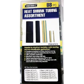 Storehouse 88 Piece Heat Shrink Tubing Assortment With Case