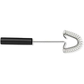 Rada Cutlery Wire Kitchen Whisk Stainless Steel Resin, 9-3/8 Inches, Black Handle