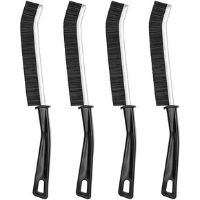 فرشاة تنظيف الفجوات ذات الشعيرات الصلبة، أداة فرشاة تنظيف الشقوق، فرشاة تنظيف فجوات الحمام المنزلية الصغيرة للمطابخ وأخدود النوافذ والبلاط (4 عبوات) in Kuwait