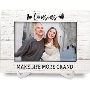 Grandparents Gift 4x6 Picture Frames, Grandkids Grandma Grandpa Gifts Wood Photo Frame, New Grandparents Gift Grandchild Grandchildren Photo Picture Frame for Wall and Tabletop Display
