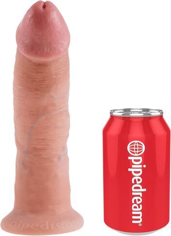 Pipedream King حزام على شكل قضيب مع قضيب، 8 بوصة، لحم in Kuwait